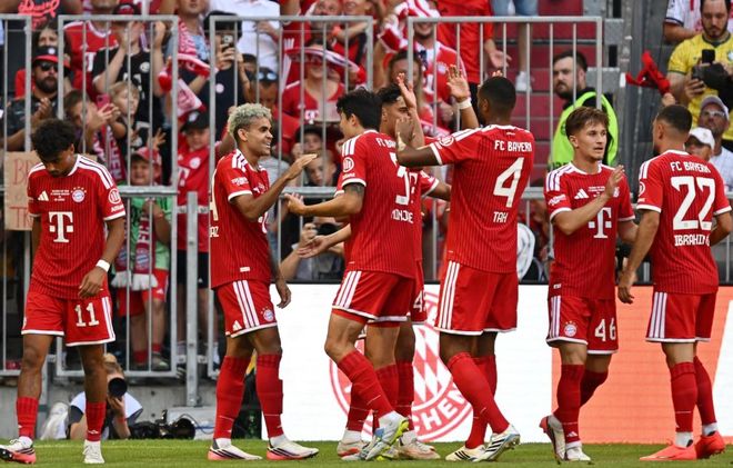 一场3-1，让德甲霸主成功捧杯，迪亚斯首开纪录，1亿欧天才破门